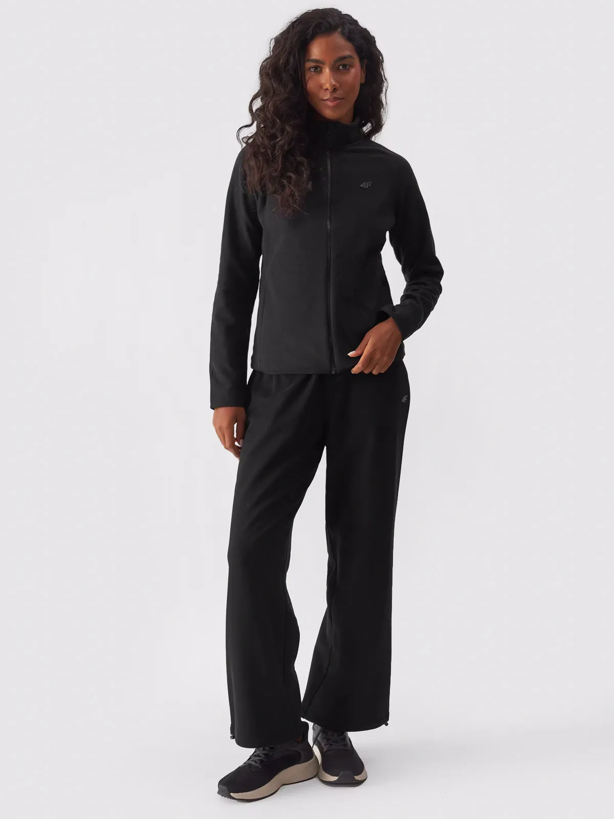 4F Veste polaire pour femme noire