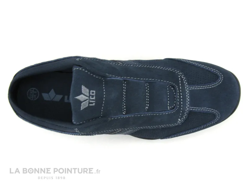 Achat chaussures LICO Homme Mule Sabot et Tong, vente Lico RON Sabot 410062 Marine - Sabot Homme cuir bleu marine