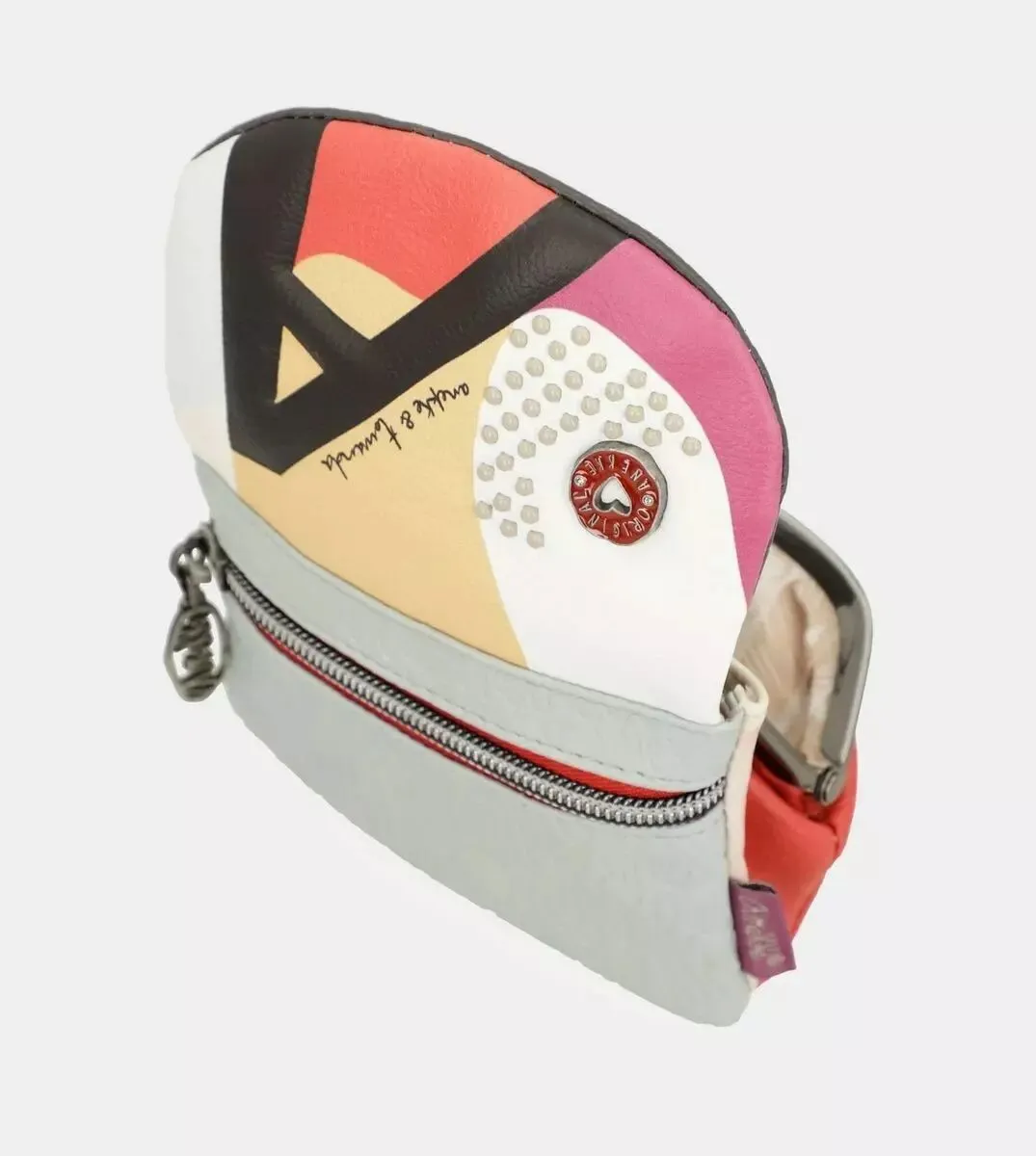 Anekke Hollywood Red Clip Wallet