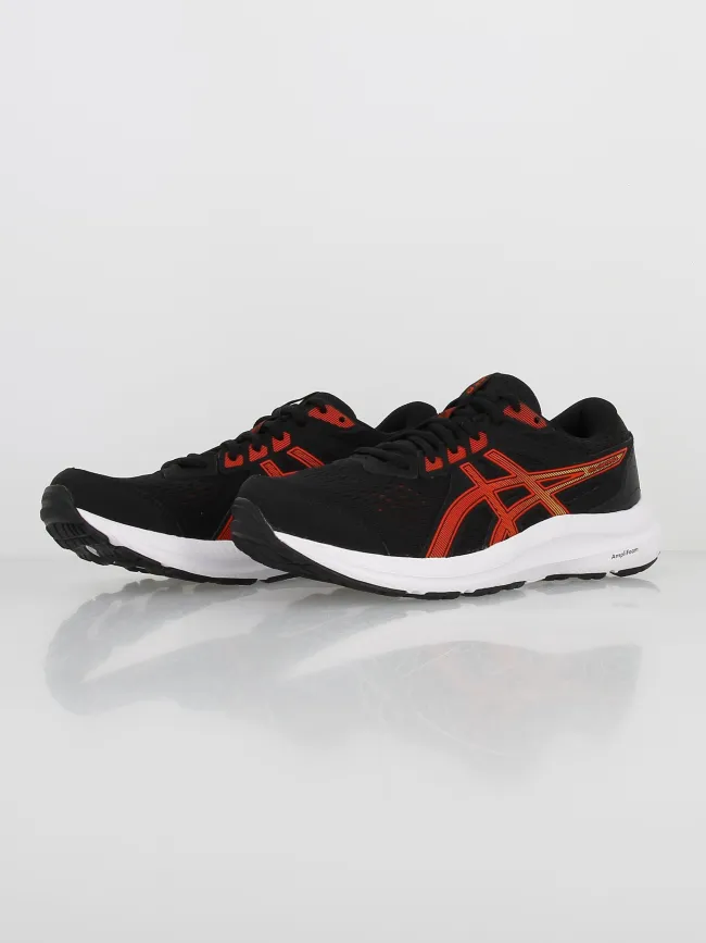 Asics Gel Contend 8 Men's Black Running Shoes - Wimod