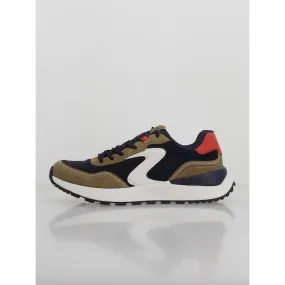 Baskets fury lace low bleu marine kaki homme - Skechers | wimod