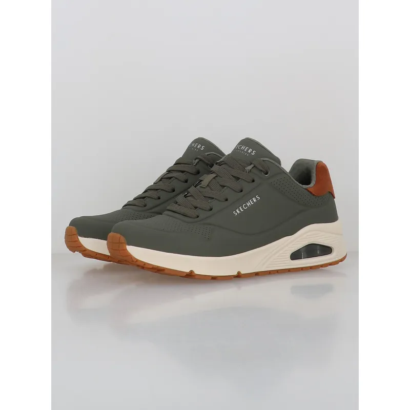 Skechers Men's Air Kaki Uno Basket Shoes - wimod
