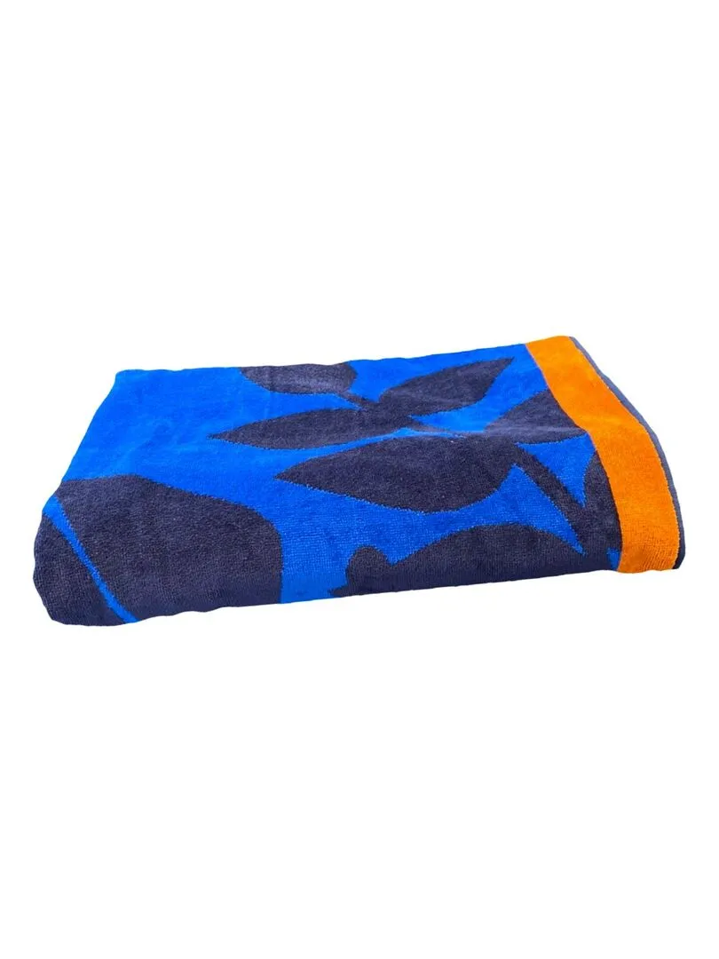 Beach towel Velvet Jacquard Sunday 140x180 400g/m² - Royal Blue