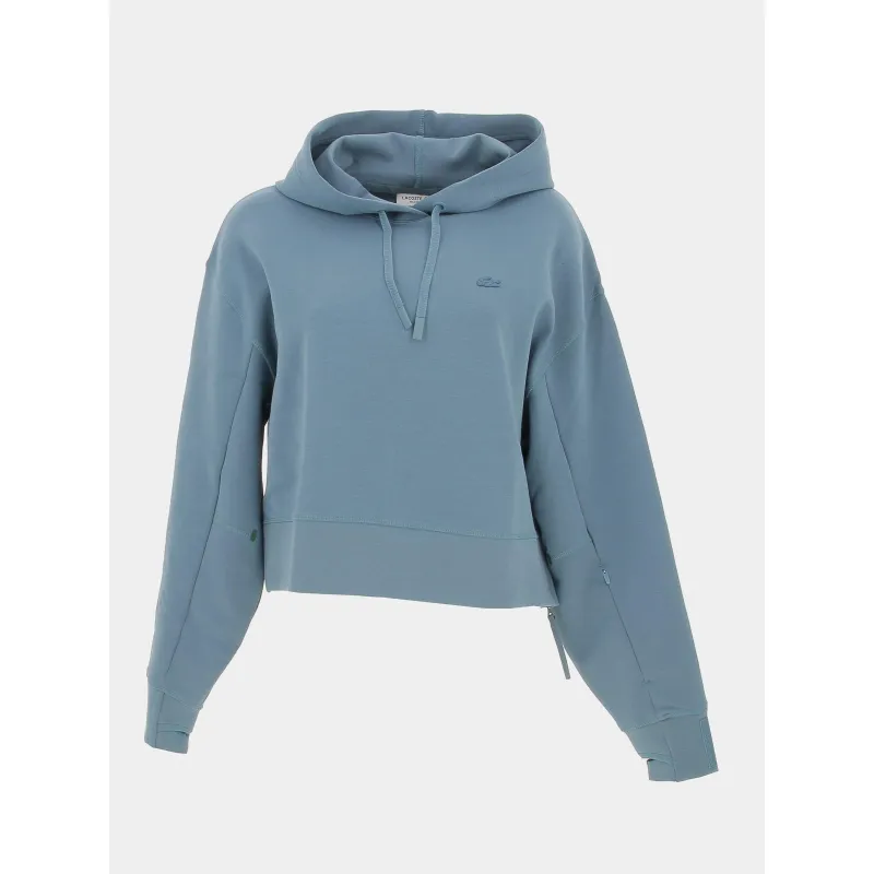 Black Women's Quarter-Zip Oversized Hoodie - Adidas | wimod