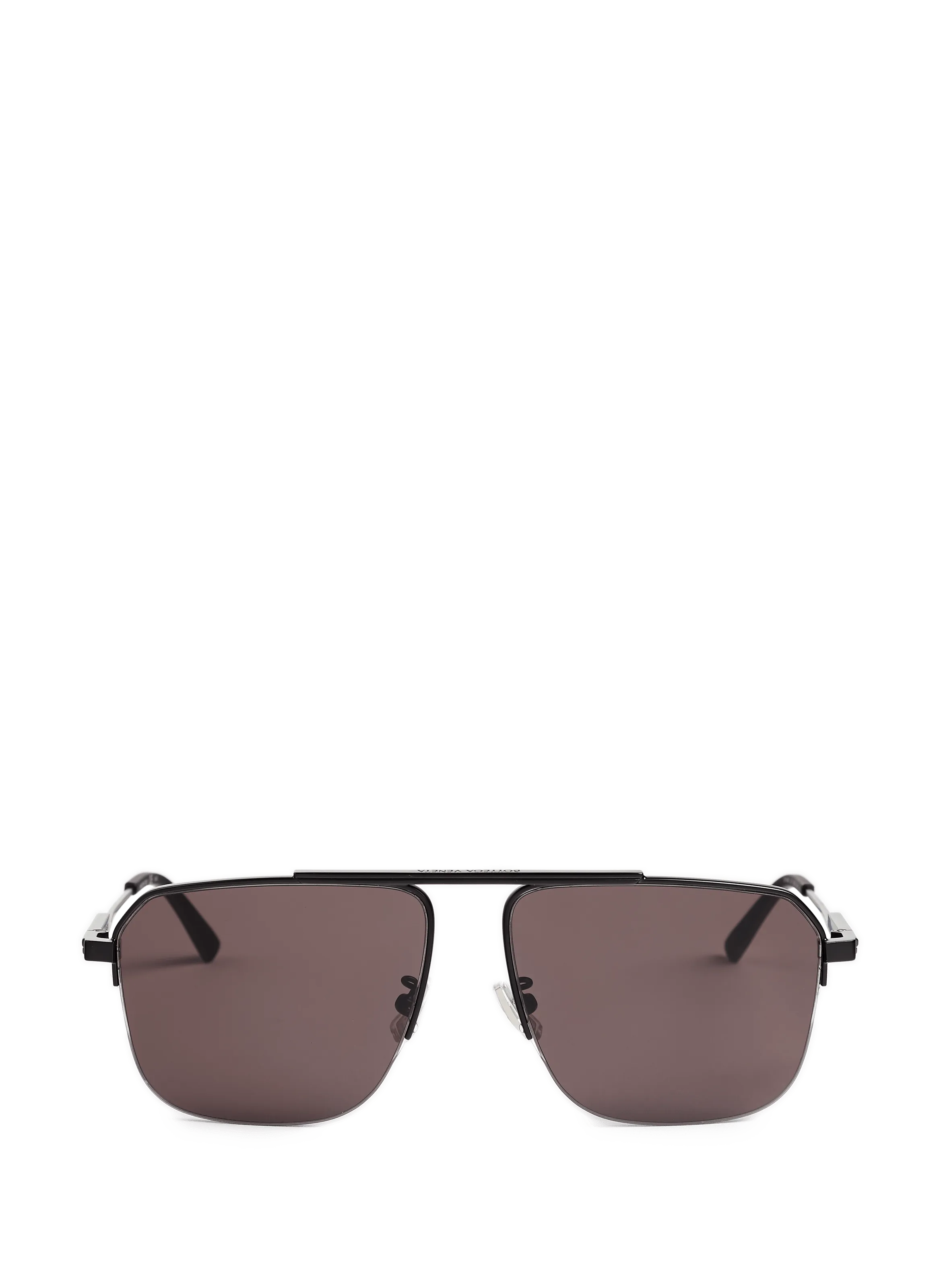 BOTTEGA VENETA  Lunettes de soleil en métal - Noir