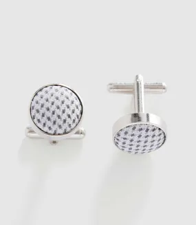 Boutons de manchette métal gris Upsy