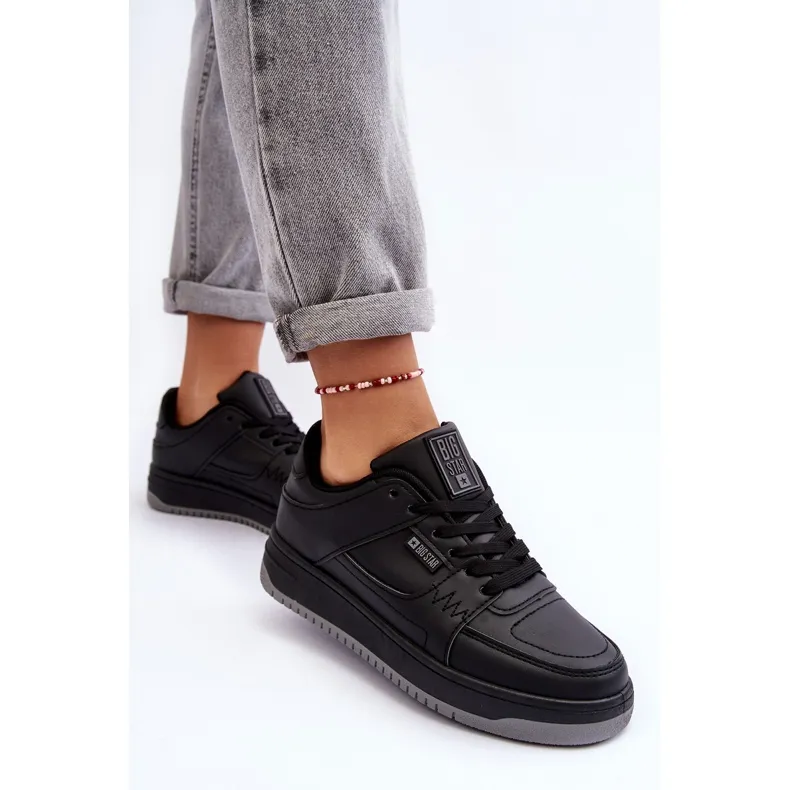 Black Big Star MM274353 Czane Women's Athletic Sneakers