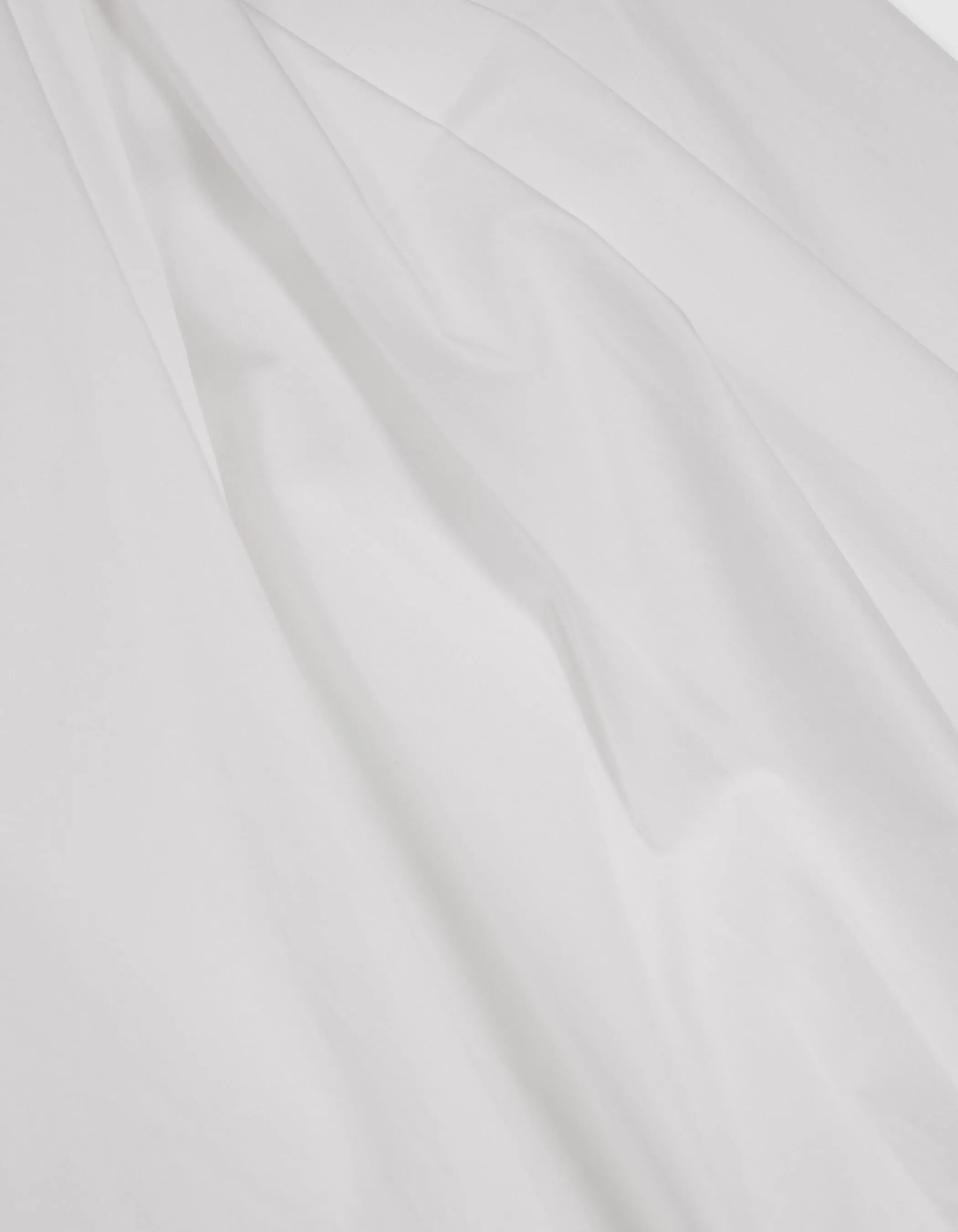 Organic Cotton White Shirt with Eyelet Decoration for Women.