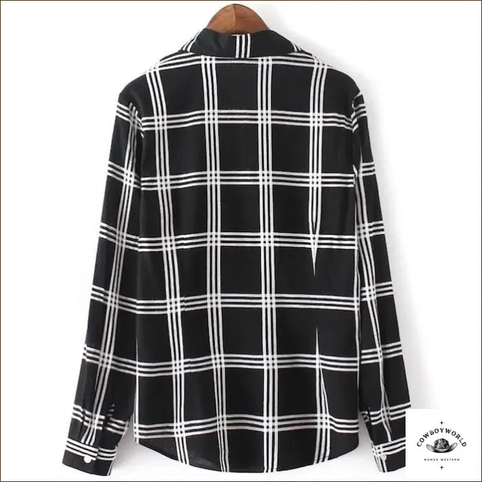 Chemise Femme Country à Carreaux