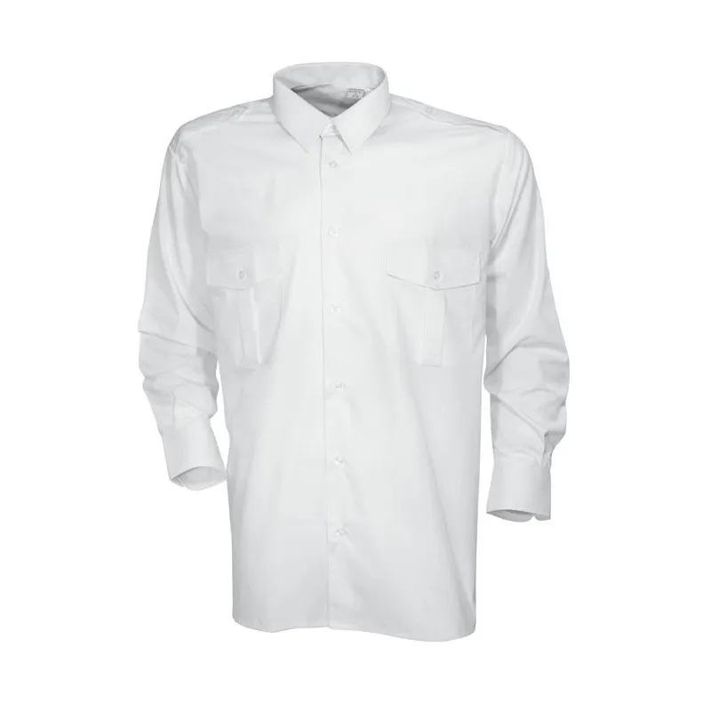 Chemise pilote blanche manches longues CityGuard