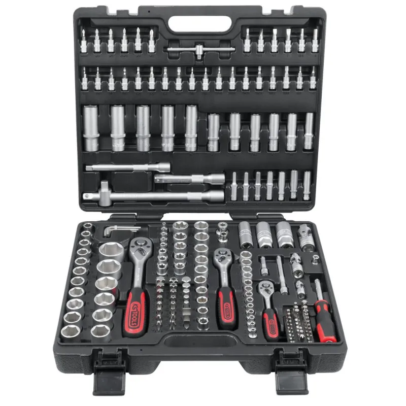 Coffret De Douilles 1/4'' + 3/8'' + 1/2'', 179 PIÈCES - KS TOOLS 917.0779 