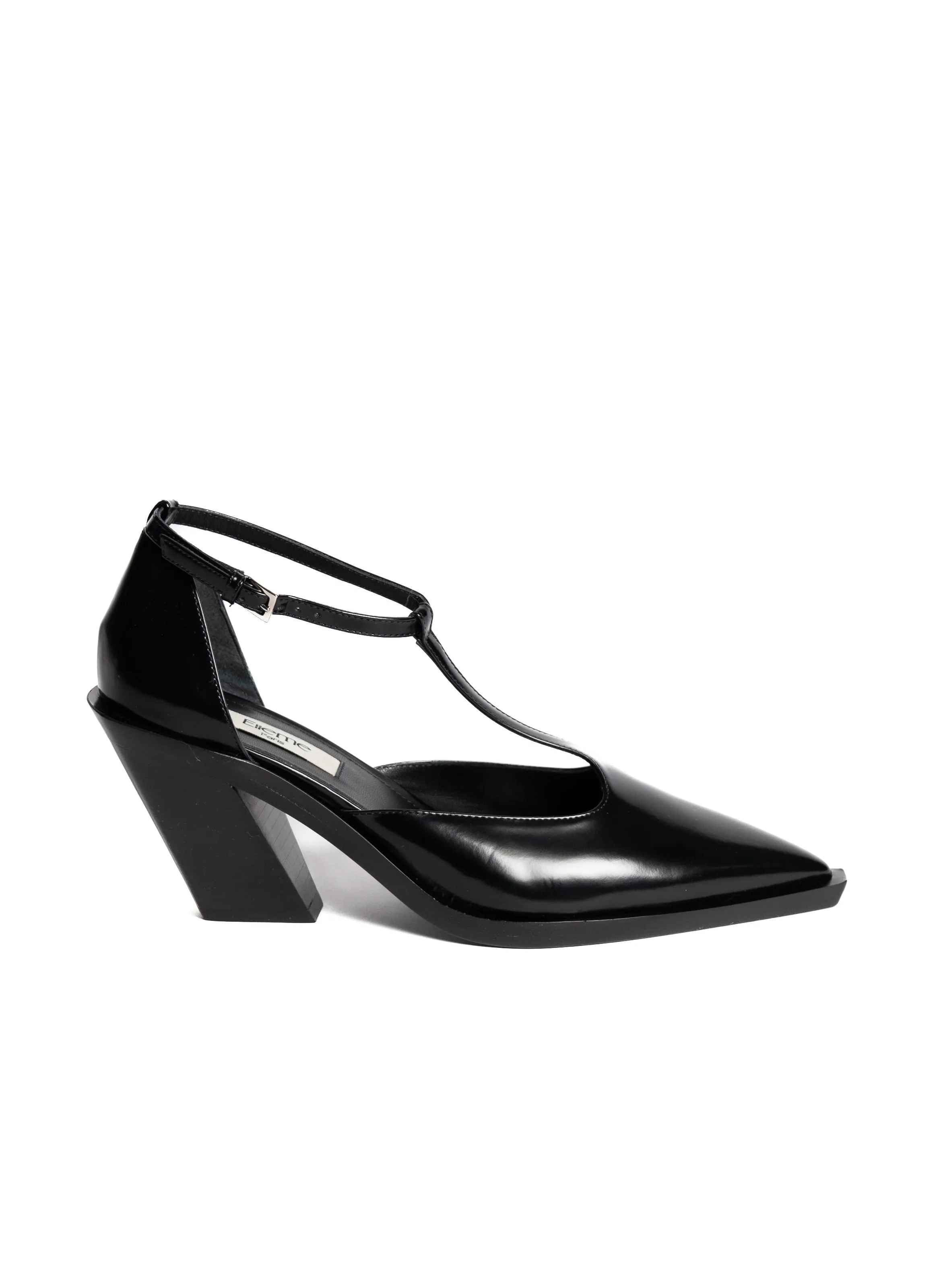 ELLEME  Escarpins éclair mary jane - Noir