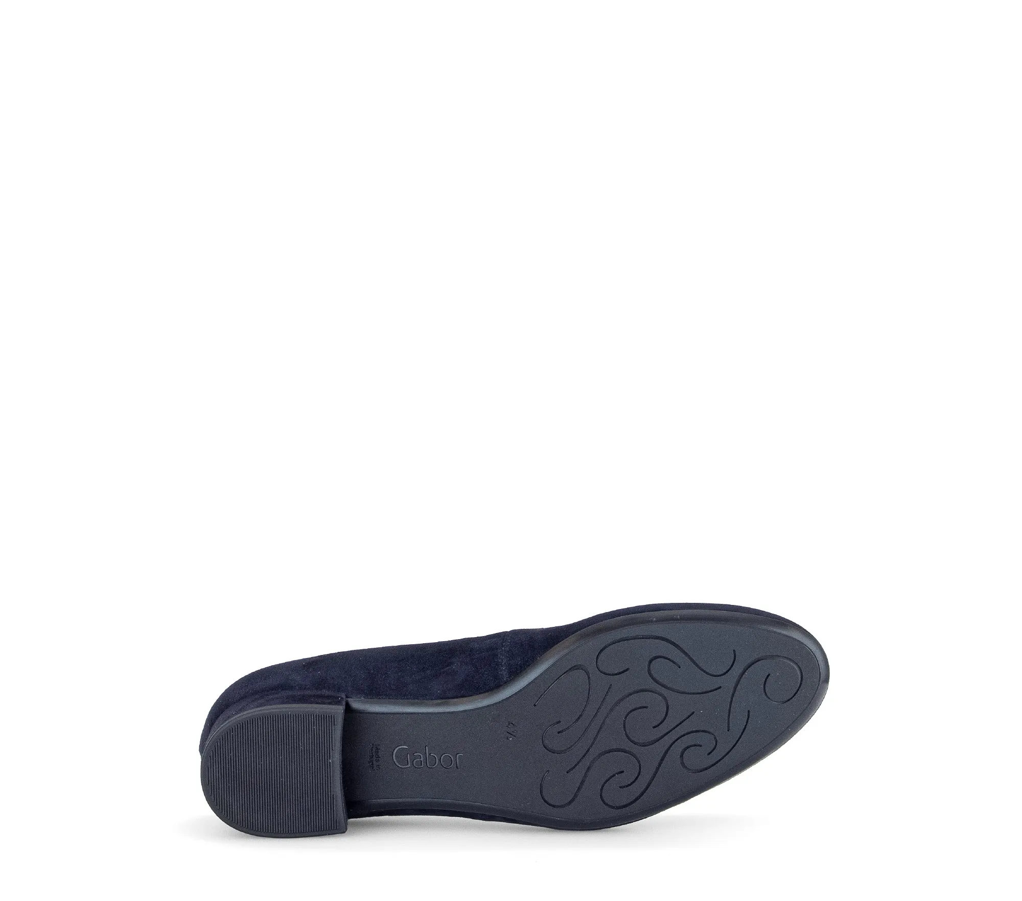 Escarpins marine en velours