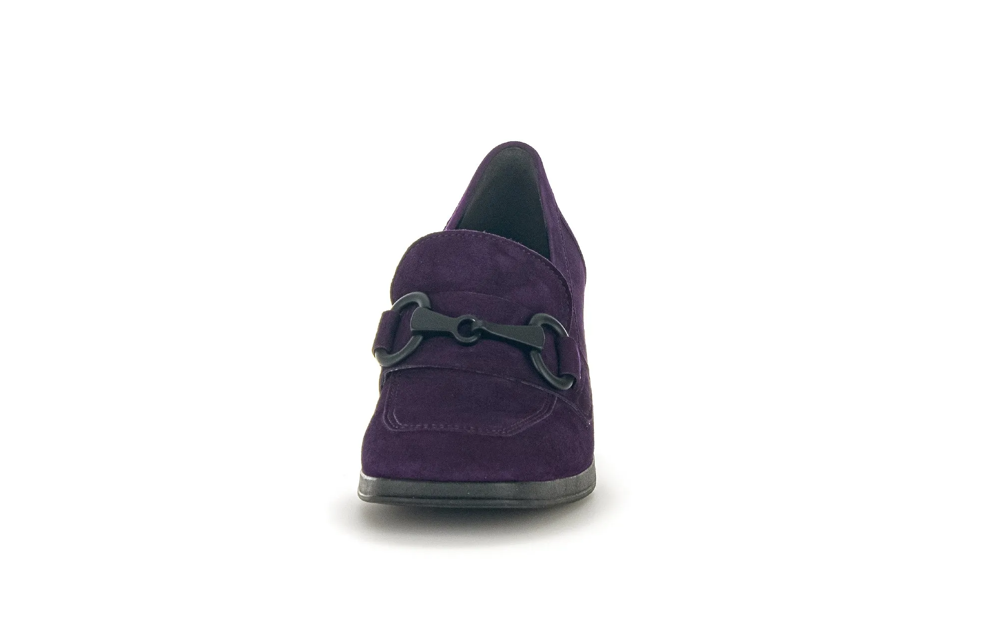 Escarpins violets en velours