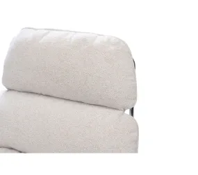Fauteuil De Relaxation En Tissu Et En Métal Chromé - Kaitan