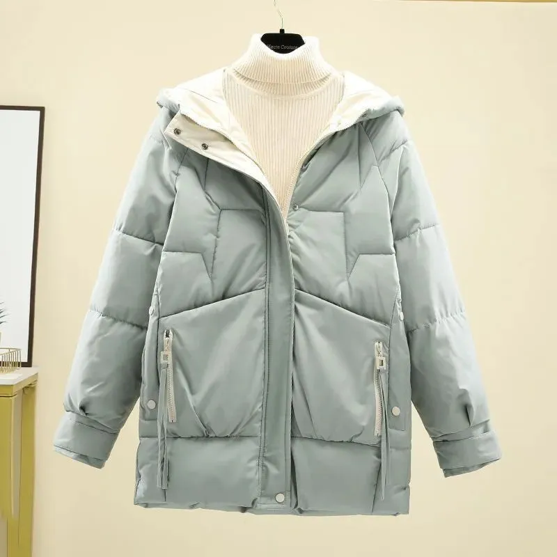Femme - Veste à capuche chaude en polaire - Confortable et parfaite po