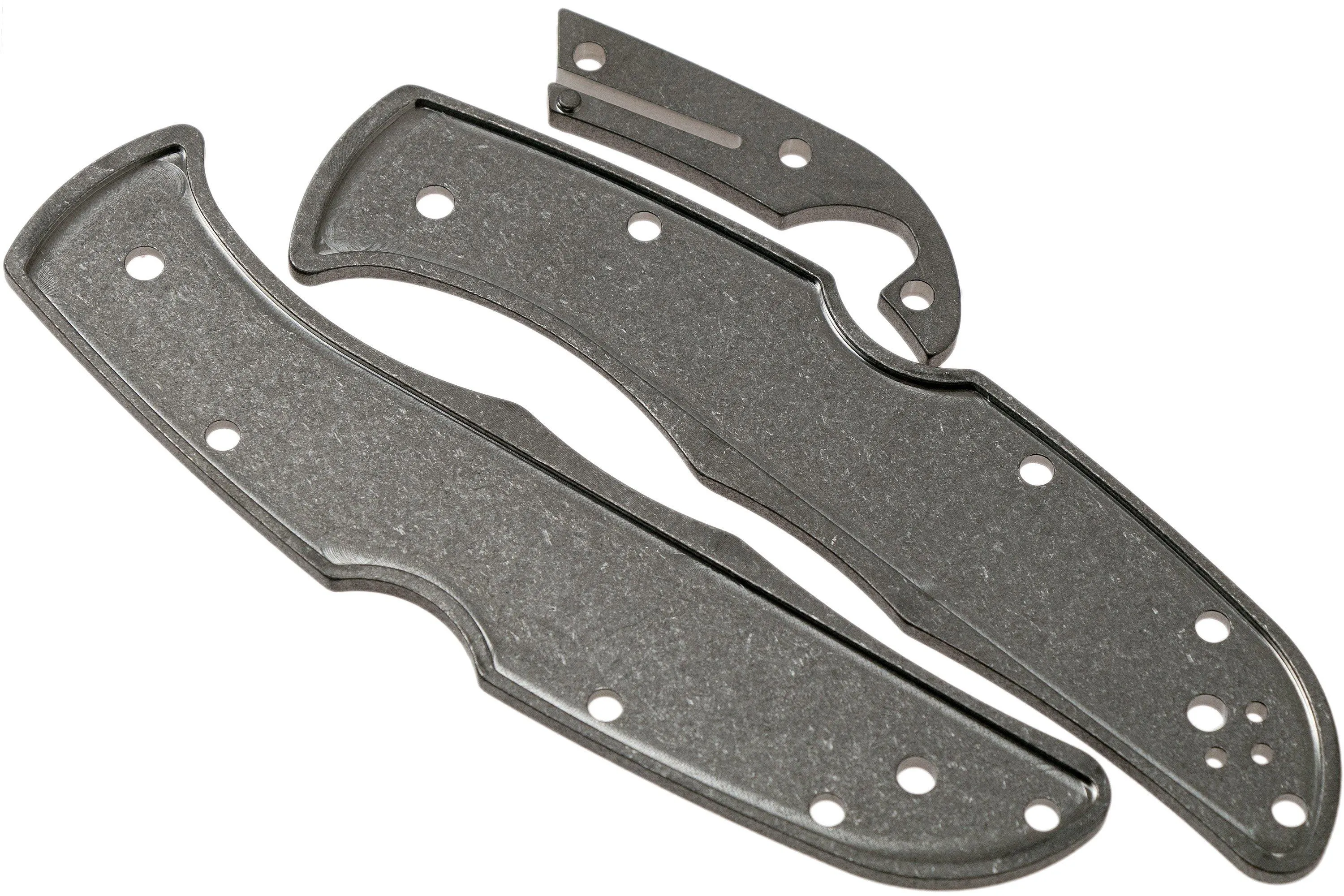Flytanium Spyderco Endura Scales, titanium