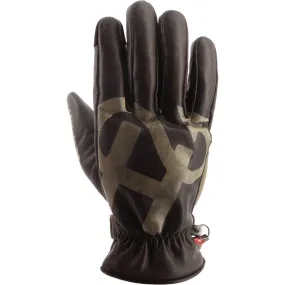 Gants Helstons Blues Choco Beige - Gants Moto Hiver