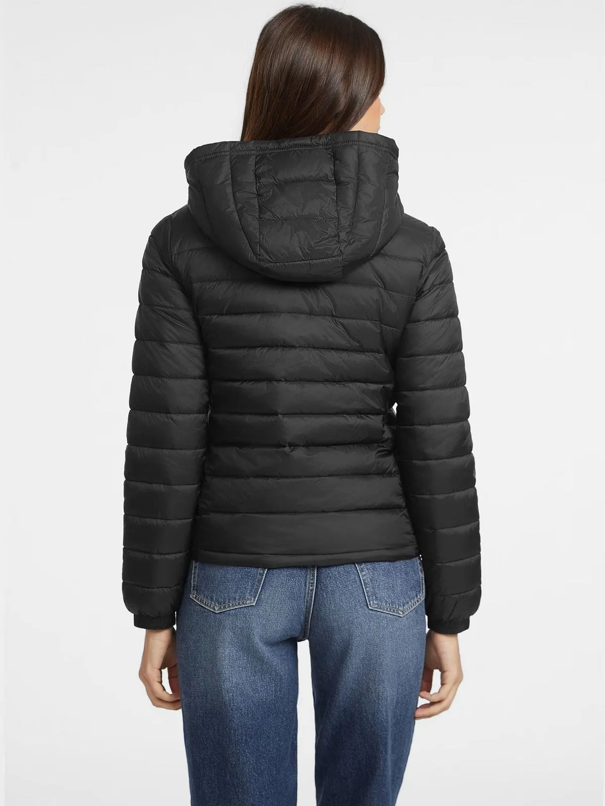 Guess Doudoune à capuche pour femme Noir - W4YL00 WG922 JBLK
