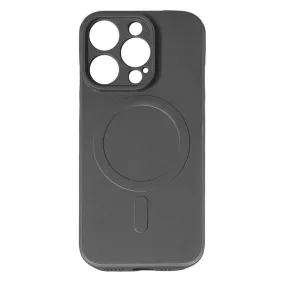 Lemontti Coque en silicone iPhone 15 Pro MagSafe Noir