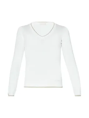 LIU JO WHITE Chemise Femme MA4073MS49I 11111 Blanc