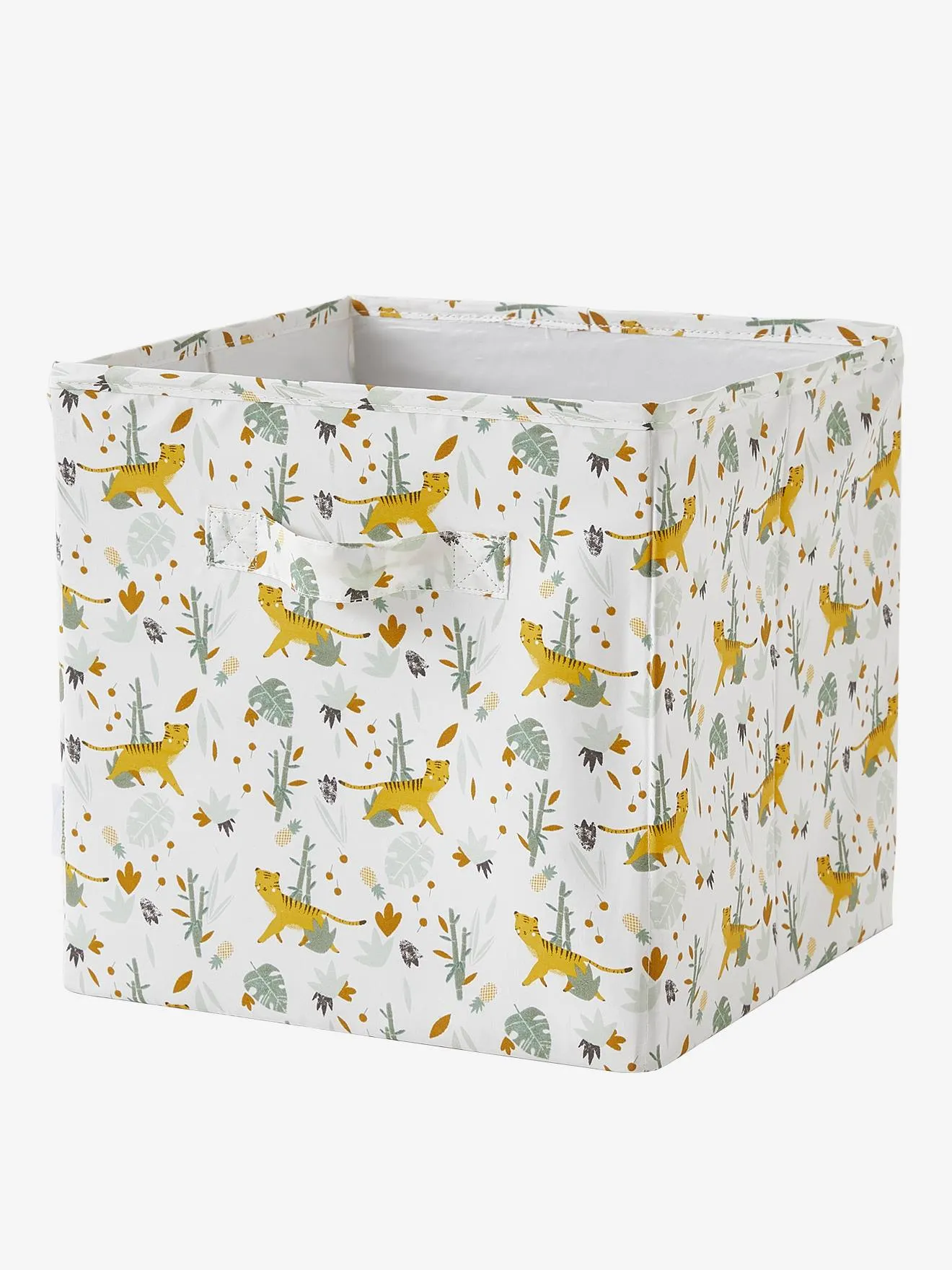 Lot de 3 bacs de rangement animaux HANOÏ blanc - Vertbaudet
