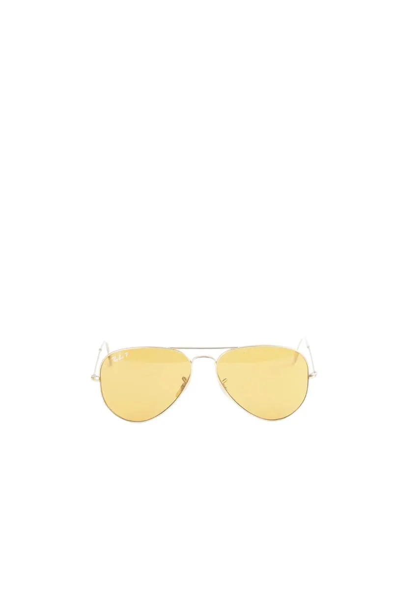 Lunettes d'aviateur marron  Ray-Ban marron. Matière principale métal.