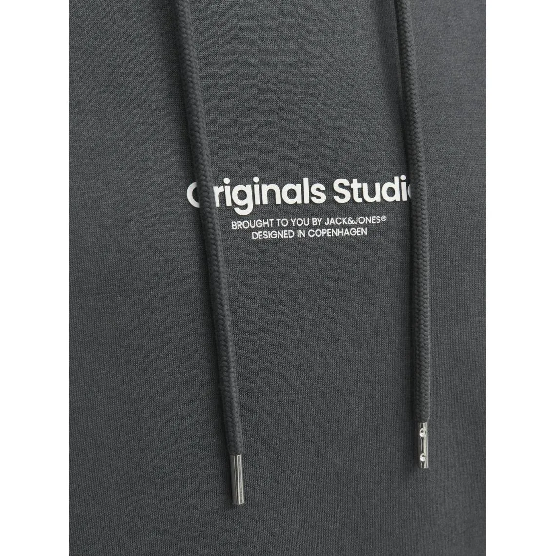 Men's Anthracite Cotton Hoodie | 3 Suisses