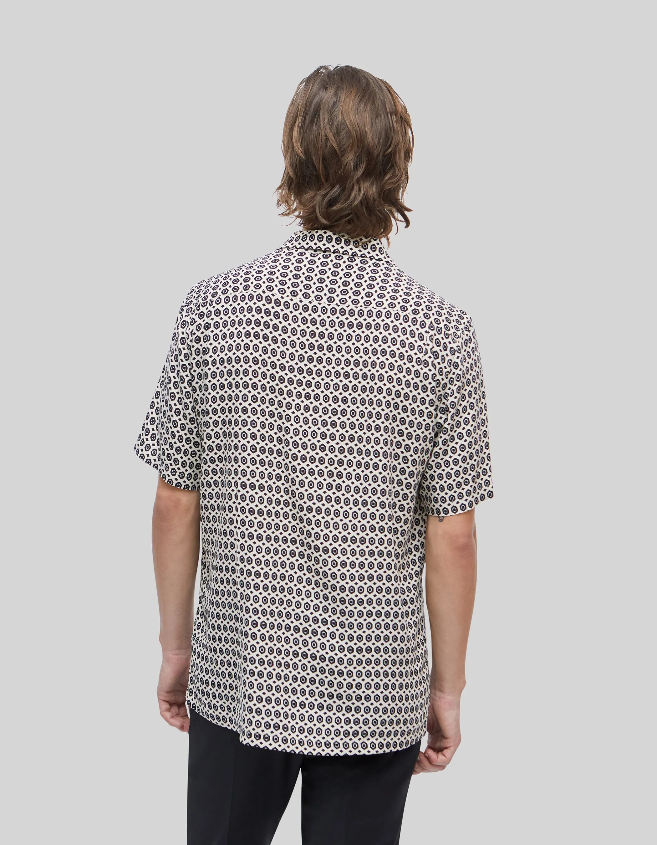 Men's Pure Edition Shirt in LENZING™ ECOVERO™ Mini Retro