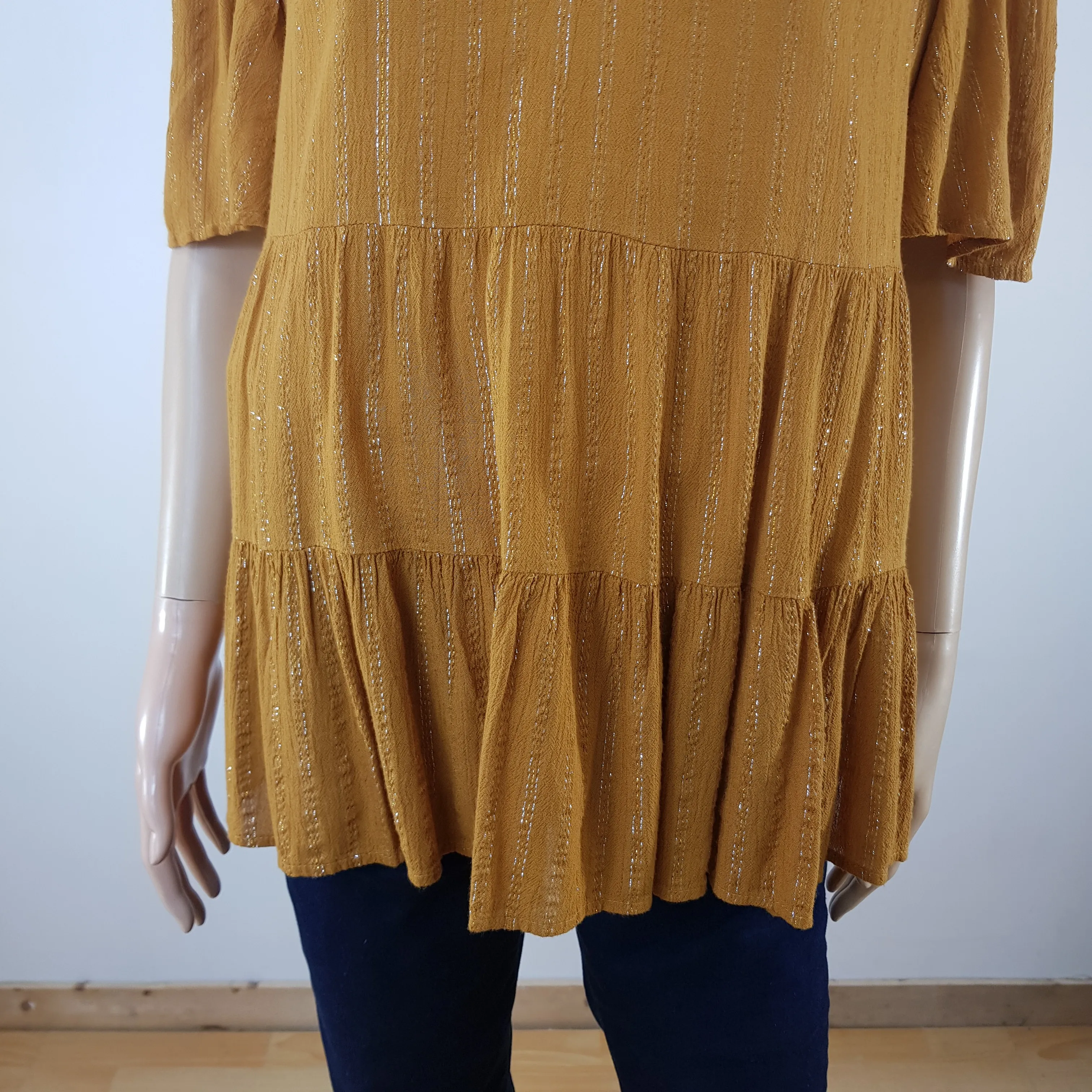 Mustard Tunic - Bréal - Size 40