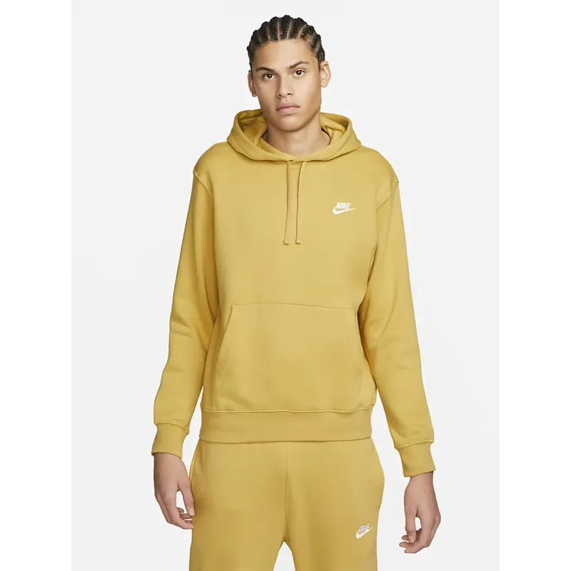 Nike Sportswear Club Yellow Hoodie for Men