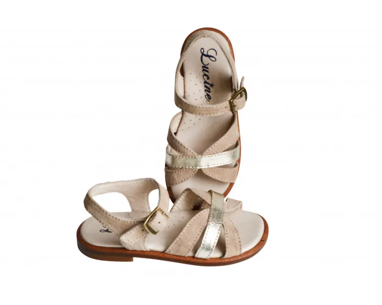 Nu-pieds - TAUPE/OR
