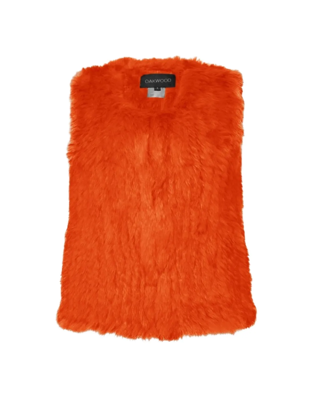Orange Fur Sleeveless Vest Oakwood Ref 42156