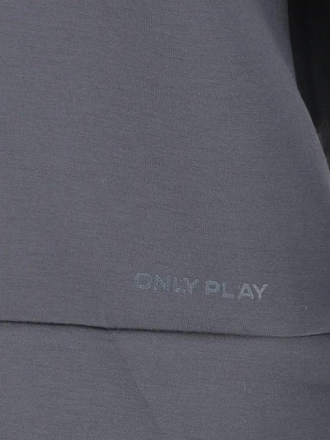 Only Women's Navy Blue Hooded Lounge Sweatshirt