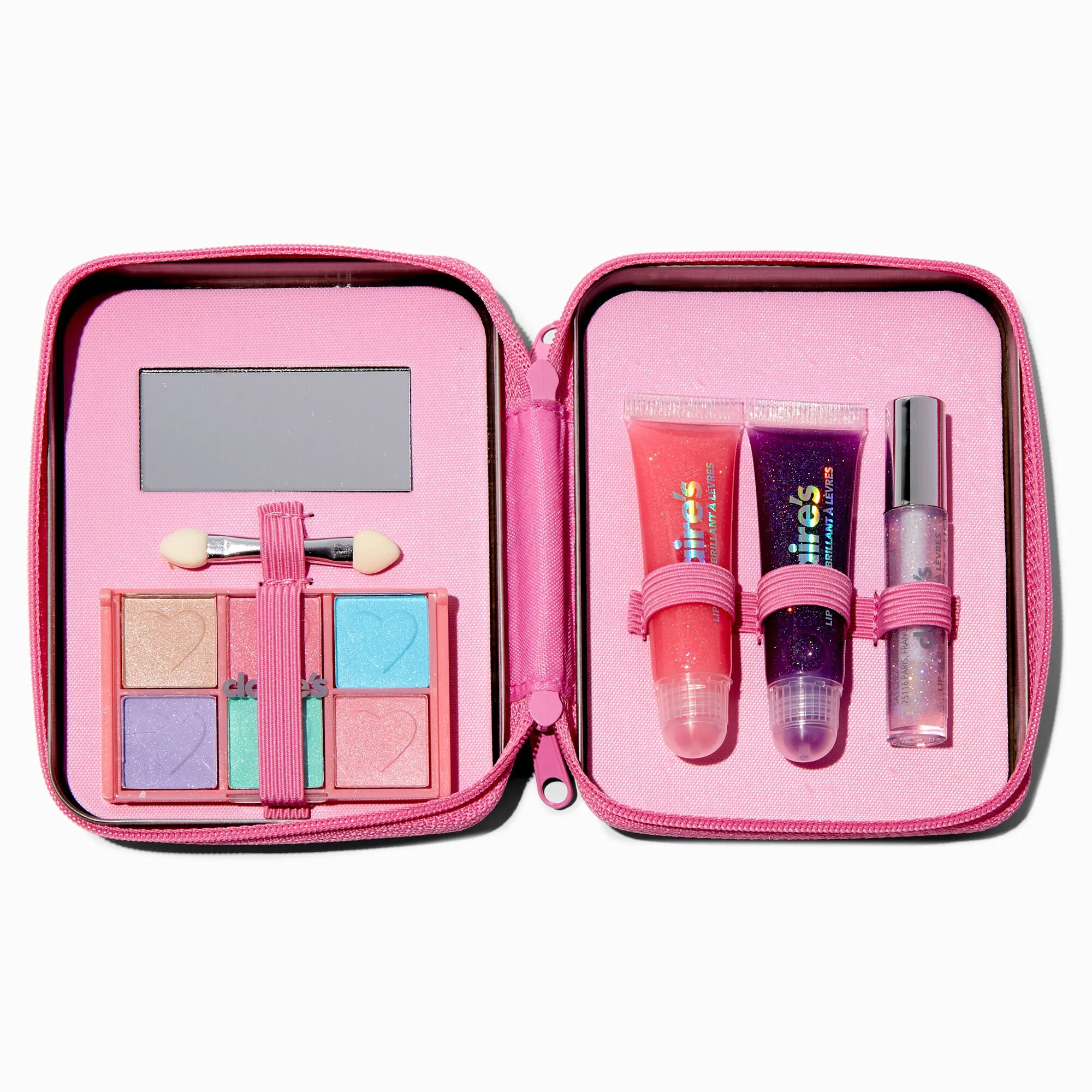 Palette compacte de maquillage bling-bling petits animaux mochi