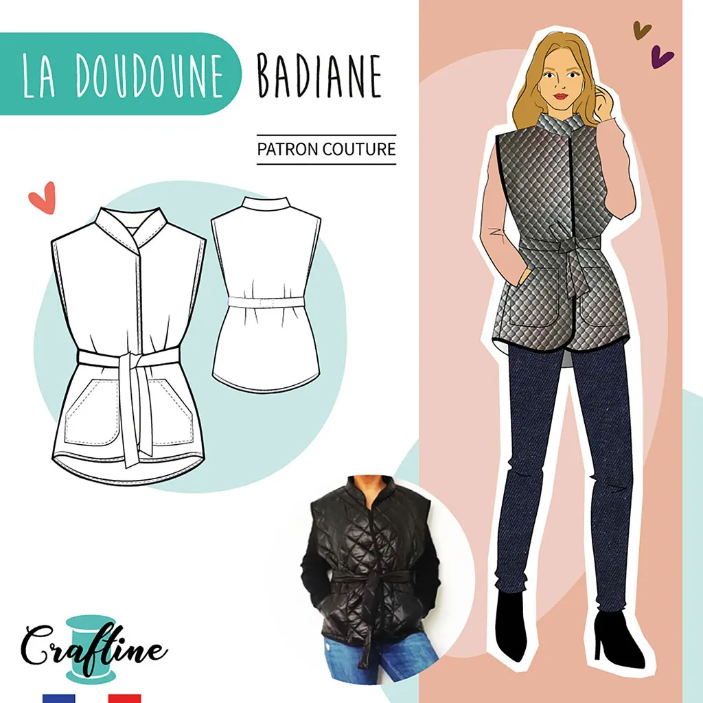 Patron veste ANETH - CRAFTINE 