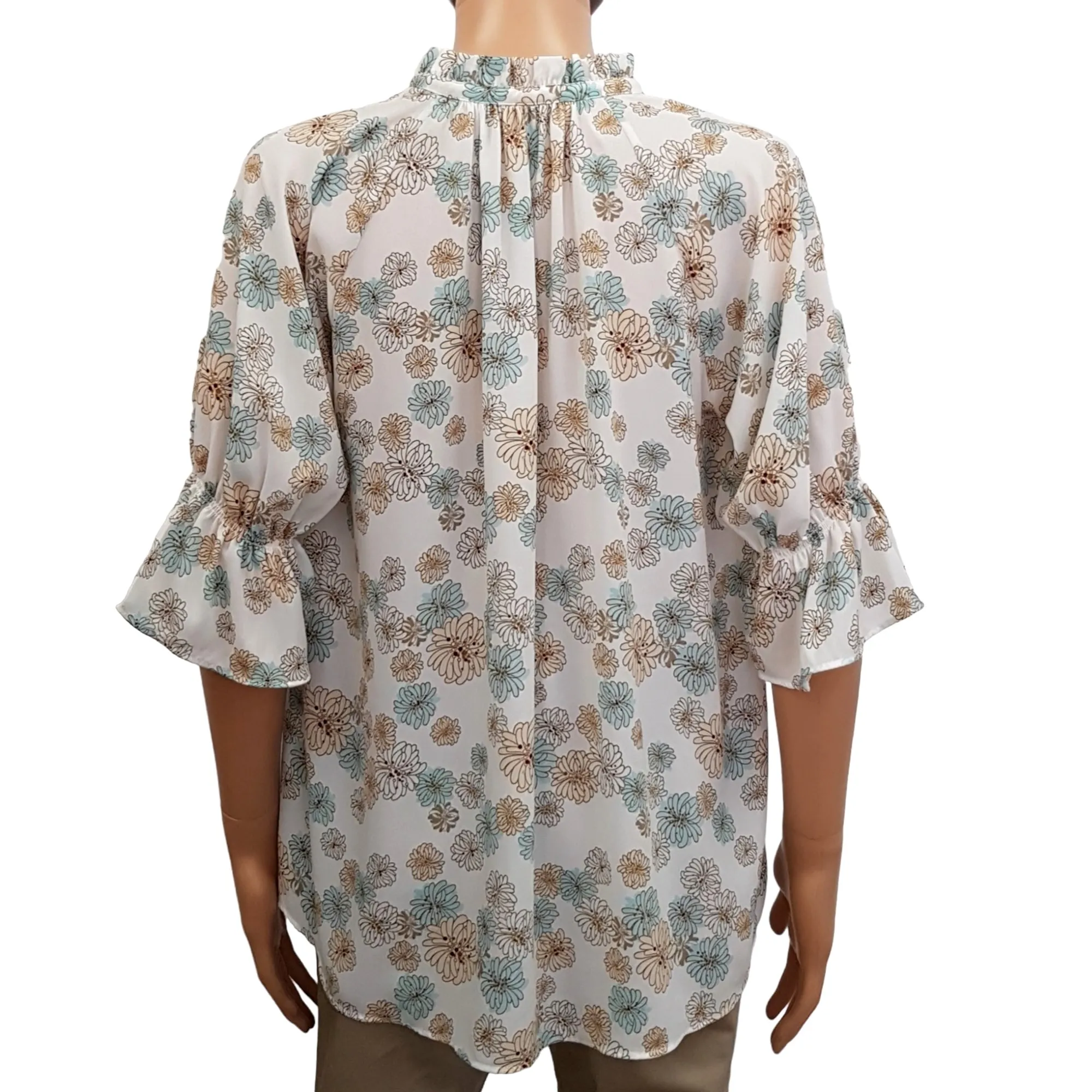 Paul & Joe T XS Floral Print Bohemian Style Chemise Blouse Tunic