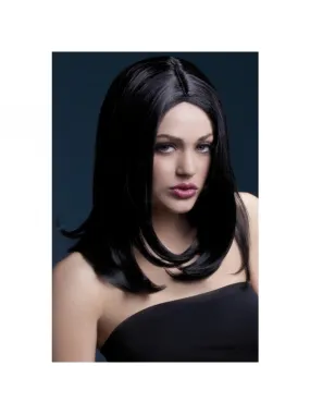 Perruque Fever Sophia sexy 43 cm, noire