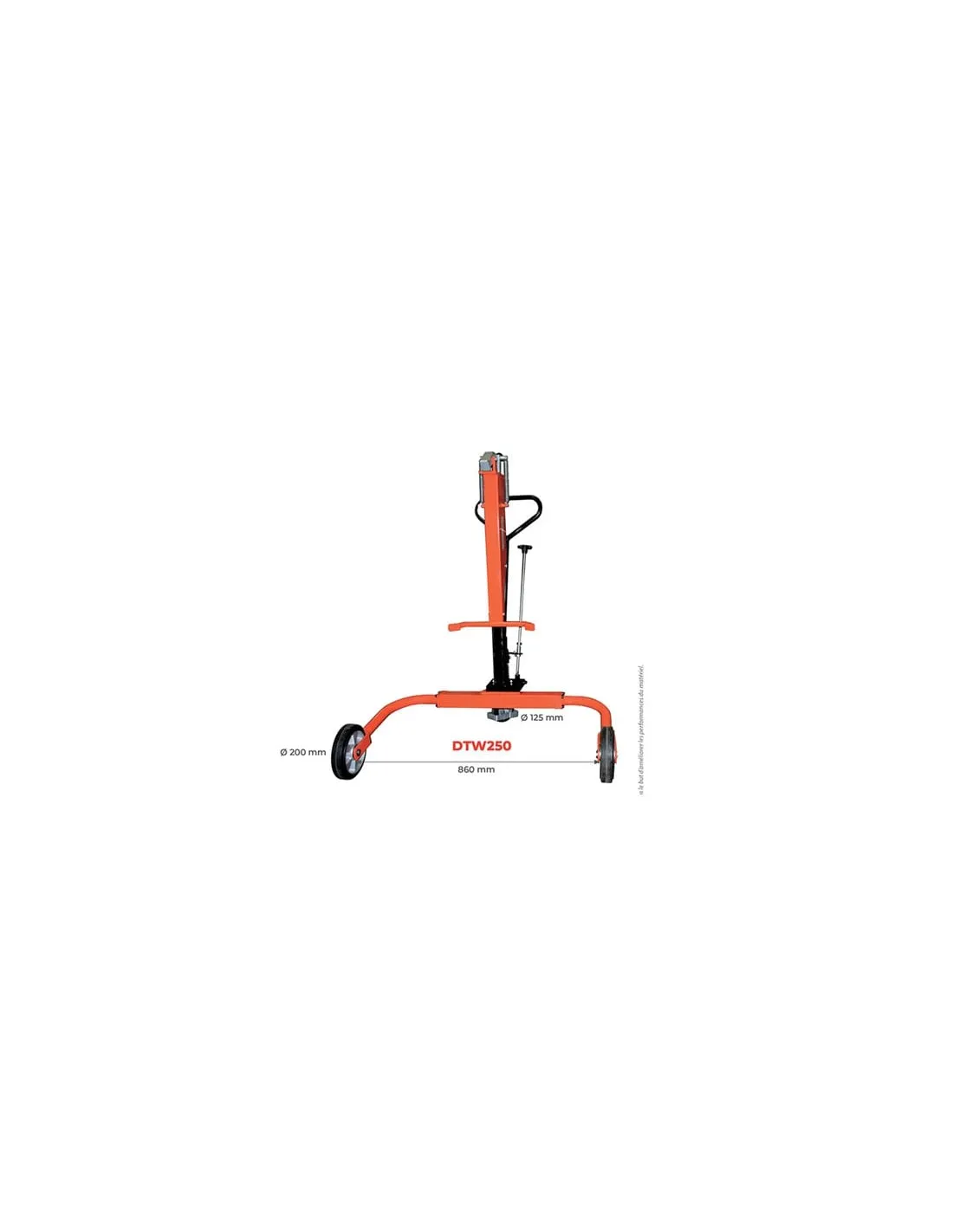 Porte-fut métal hydraulique encadrant