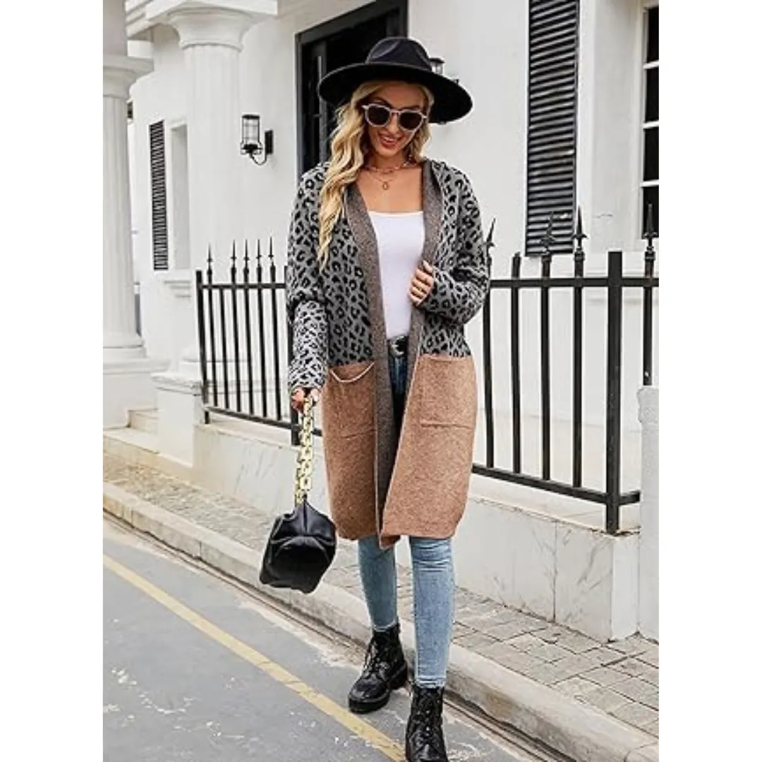 Rivan | Cardigan Ample  Capuche Pour Femme | Longues