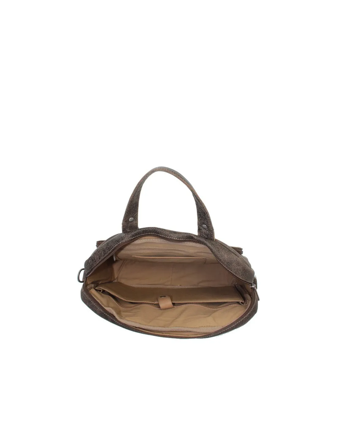 Serviette Arthur et Aston en cuir ref 38328 B marron