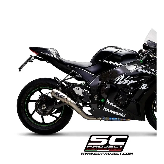 Silencieux SC Project CR-T "décata" Titane Kawasaki Ninja ZX-10R (2016-2020) | Moto Shop 35