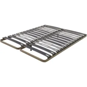Sommier - EBAC - Zeta - 2x70x190 - 26 lattes - Métal traité anticorrosion