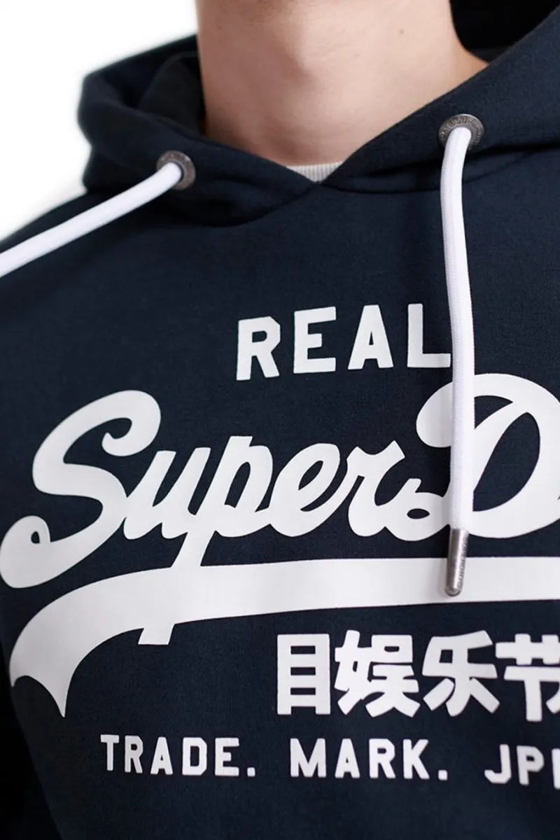 Superdy Men's VL Hood M2000131A Navy
