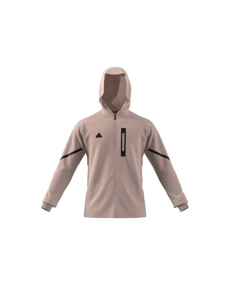 Sweat capuche manches longues Homme M D4GMDY FZHD Beige