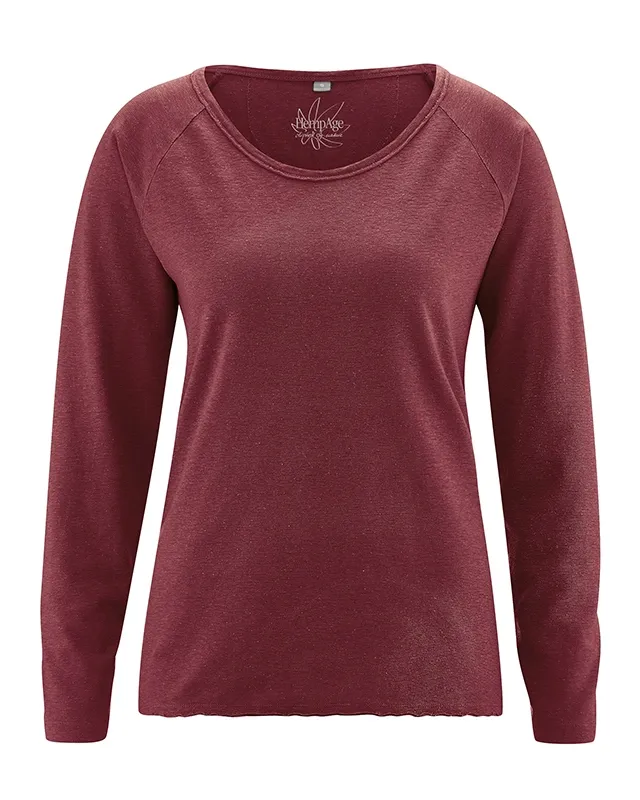 T-shirt manches longues "856" - chanvre et coton bio