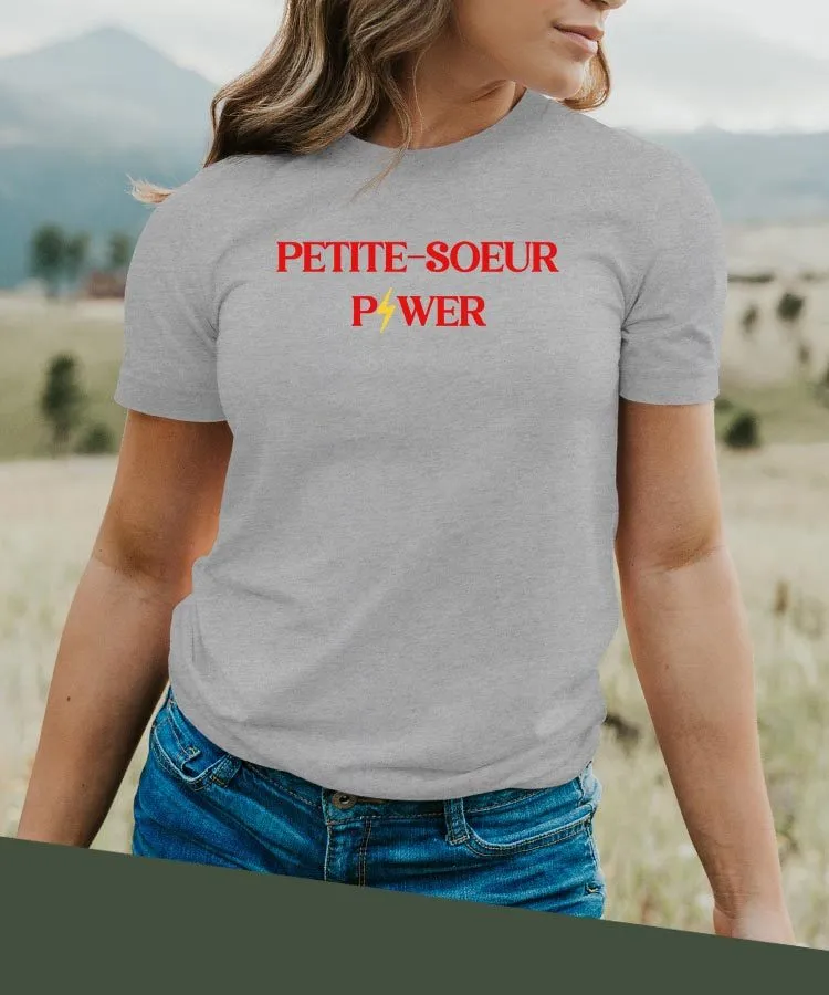 T-Shirt Petite-Soeur Power Pour femme