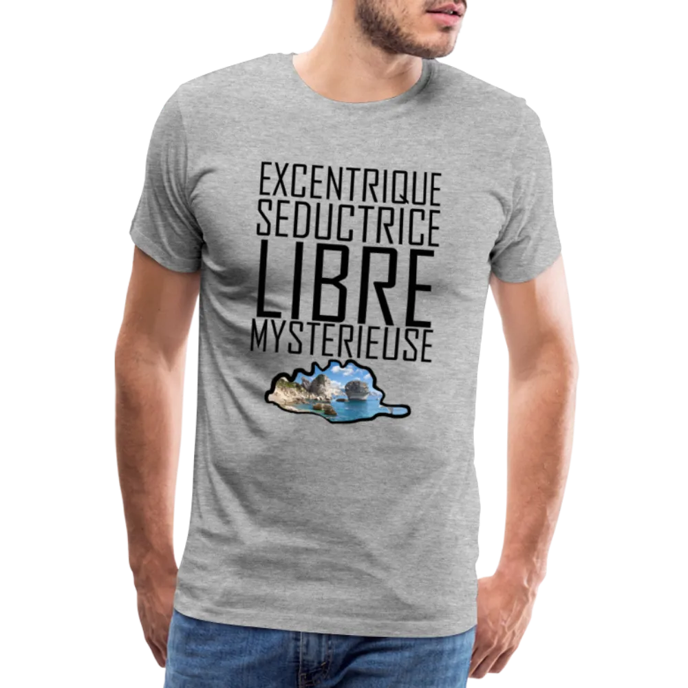 T-shirt Premium Homme Corse Libre, Mystérieuse