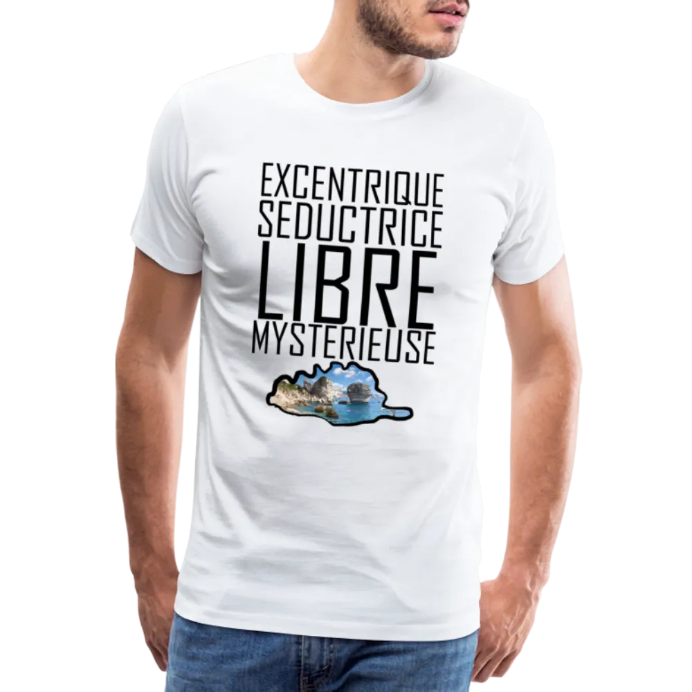 T-shirt Premium Homme Corse Libre, Mystérieuse