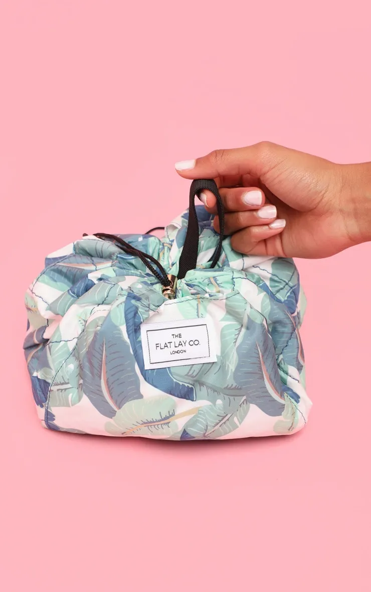 Tropical Leaves Makeup Pouch by The Flat Lay co.